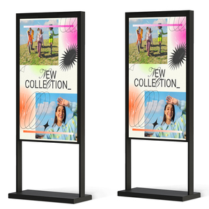 Độ sáng cao an toàn cấp độ công nghiệp Màn hình LCD cửa sổ LCD hiển thị hai mặt quảng cáo kỹ thuật số màn hình 2500 nits + 700 nits - Product Image 4