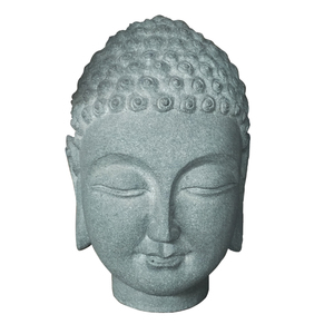 Statue chinoise <span class=keywords><strong>de</strong></span> grande <span class=keywords><strong>tête</strong></span> <span class=keywords><strong>de</strong></span> <span class=keywords><strong>bouddha</strong></span> sculptée <span class=keywords><strong>en</strong></span> <span class=keywords><strong>pierre</strong></span> <span class=keywords><strong>de</strong></span> granit naturel, décoration extérieure <span class=keywords><strong>de</strong></span> <span class=keywords><strong>jardin</strong></span> Zen <span class=keywords><strong>de</strong></span> taille personnalisée - Product Image 1