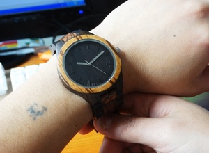 Hạt gỗ tự nhiên mặt quay số đồng hồ gỗ tự nhiên phụ nữ - Product Image 2