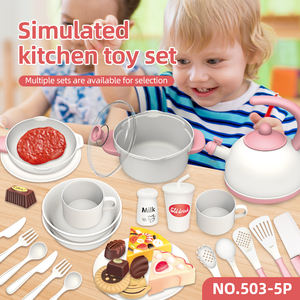 Ensemble de jouets de cuisine en plastique miniature personnalisé unisexe pour faire semblant de jouer, mignon, éducatif, simulation de maison de jeu pour enfants - Product Image 2