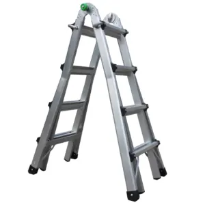 300lbs escalera de aluminio aluminum multi task ladder stepladder escada multi functional ladder foldable