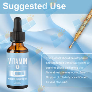 OEM/ODM/OBM <span class=keywords><strong>Gocce</strong></span> Liquide di <span class=keywords><strong>Vitamina</strong></span> <span class=keywords><strong>A</strong></span> Halal, Integratore Multivitaminico per il Supporto Immunitario e la Salute degli Occhi e della Vista - Product Image 4