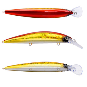 Minnow cazibesi bas 38.2G/13.3CM batık Mino büyük Gram ağır uzaktan kurşun blok Luya at ağız Cocked göl tatlısu Trolling - Product Image 4