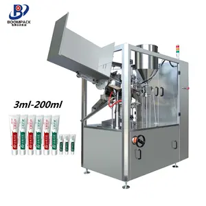 チューブ充填機クリーム歯磨き粉自動2.5ml -200mlチューブ充填シール機