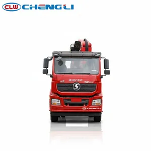 Camion grue SHACMAN 8x4 de 25 tonnes, camion grue lourd avec benne basculante pour la logistique de construction - Product Image 3