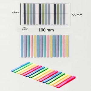 300 autocollants transparents fluorescents, marqueurs adhésifs, aides à la lecture, index, drapeaux pour fournitures scolaires et de bureau - Product Image 2