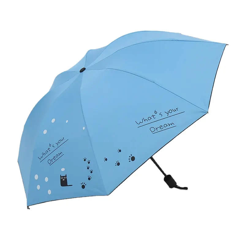 ファンタスティック21インチ8リブ高品質の折りたたみ傘、さまざまなロゴと印刷