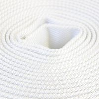16 Bar haute pression blanc lutte contre l'incendie tuyau tuyau Polyester toile PVC 3 pouces d'épaisseur Tube
