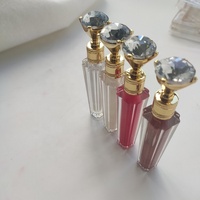 Rouge à lèvres de maquillage en or diamant, emballage de brillant à lèvres mat de 64 couleurs