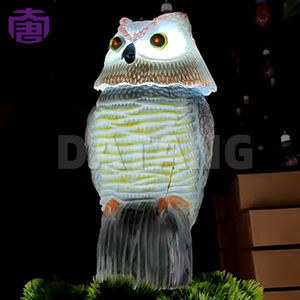 Lámpara de búho con cabezal giratorio, luz decorativa para jardín y patio - Product Image 3