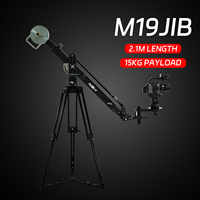 Grue de caméra professionnelle NSH M19 360 °   Angle d'inclinaison réglable par rotation pour équipement de tournage de films cinéma DSLR
