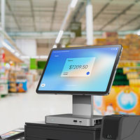 Tablette Android avec lecteur NFC frontal, paiement sans contact, tablettes de table réglables de 12 pouces, FHD G99, système de point de vente pour restaurant