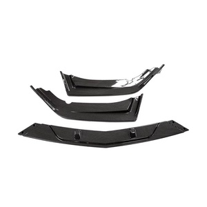 อุปกรณ์ตกแต่งภายนอกรถยนต์ Welta Wholesale ชุดแต่งตัวถังรถยนต์ ABS+PP สปอยเลอร์กันชนหลัง 3 ชิ้น สีดำเงา สำหรับรุ่นที่ 10 - Product Image 3