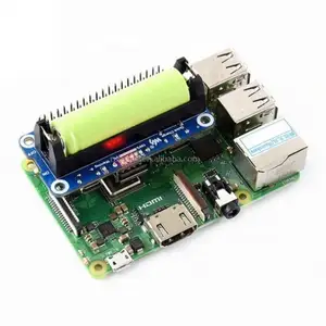 Li-ion Battery HAT For Raspberry Pi 5V Regated Output Bi-directional Quick Charge Integrates SW6106 Power Bank Chip