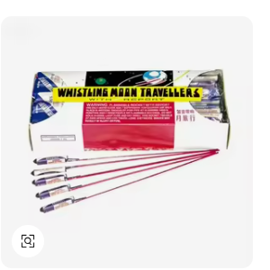 Fliegende Neuheit 0445 Mondreisende Mini-Rakete mit Pfeifton für Kinder – Spaß für den Himmel - Product Image 3
