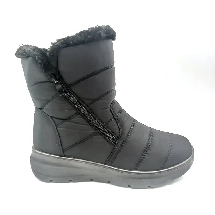 Simple Bare Boots Keep Warm Shoes Outdoor Boots Plush Winter Women Snow Boots