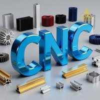Profilé en aluminium CNC anodisé noir OEM, alliage d'aluminium 6061 6066 6082, extrusion pour clôture robotique et système d'automatisation