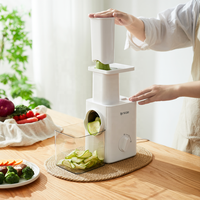 Ankale design de mode ménage mini coupe-légumes automatique multi-usages coupe-légumes cuisine trancheuse ensemble