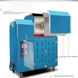 Hot sale electric and gas type sunflower seeds soybean roasting machine sesame chestnut nuts coffee peanut roaster machine
