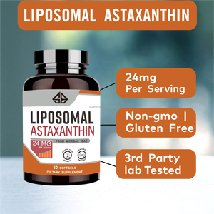 Astaxantina Liposomal OEM 24 Mg por Porción, 60 Cápsulas Blandas, Suplemento Dietético, Sin Gluten, Sin OMG - Product Image 3