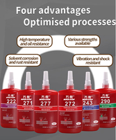 Composé de blocage de filetage en acrylique haute résistance - Anti-desserrage permanent, résistant aux vibrations pour les machines automobiles 250 ml