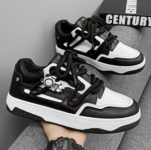 Chaussures pour hommes 2026 – Nouvelles baskets de sport polyvalentes et tendance pour l'été, décontractées, à semelle épaisse, style jeune et original - Product Image 1