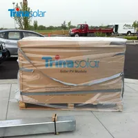 새로운 제품 bifacial 540 와트 550 와트 trina 태양 전지 패널 정점 500 와트 bifacial 듀얼 유리 태양 전지 패널 시스템