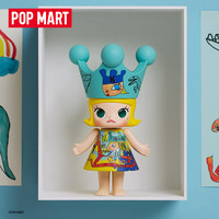 POP MART MEGA ROYAL MOLLY 100% Seri 1 Figur Seni Koleksi Blind Box Baru Asli