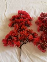 Aiguilles et branches de pin artificielles effet naturel, 45 têtes, décoration florale végétale verte, en promotion