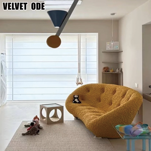 Canapé Ploum Coquillage de Luxe OEM ODM - <span class=keywords><strong>Mousse</strong></span> Éponge Haute Densité & <span class=keywords><strong>Mousse</strong></span> de Latex, Causeuse de Designer Moderne Ultra Confortable, Fournisseur de Mobilier - Product Image 2