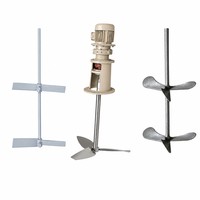 Mélangeur à axe vertical pour installation de lixiviation au cyanure, agitateur à turbine à vitesse réglable