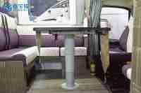 Pied de table pliable et réglable à haute résistance pour camping-car, bateau, yacht, caravane, accessoires de camping-car, table télescopique pour camping-car