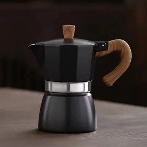 Kompor Oem Odm rumah tangga, wadah pembuat kopi Espresso portabel