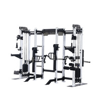 Machine Smith multifonctionnelle en acier 3-en-1 avec Pec Deck Fly pour usage domestique