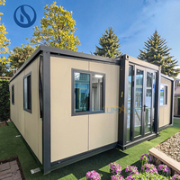 HONLU 20ft Maison préfabriquée de luxe Conteneur détachable Maison modulaire Camping 3 chambres à coucher Double Decker Préfabriqué Petite maison