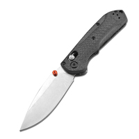 BM 565 Mini Freek Vouwmes D2 Drop Point Lemmet Carbon Fiber Handvat EDC Gereedschap Buitenactiviteiten Jacht Zakmes Fruitmes