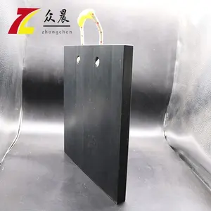 Piastra di costruzione supporto di sollevamento in plastica pad di protezione dell'ascensore/cuscinetti stabilizzatori uhmwpe