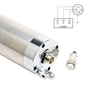 GDZ-17B נגרות ציר 1.5KW ER16 קוטר 80 גבוהה-מהירות מים מקורר ציר מנוע לכרסום cnc מכונת חריטה - Product Image 4