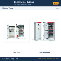 Armoire de commande industrielle sur pied en acier laminé à froid épaissi, personnalisée XL21 400V 630A, panneau de distribution IP55