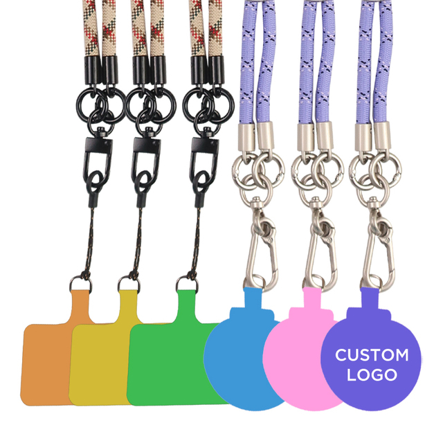 Design Unique Mobile Accessories Strap Neck Universal Adjustable Crossbody Eco Friendly Nylon Phone Case Lanyards Custom logo