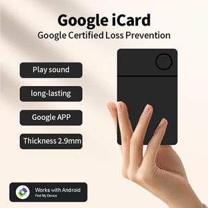 Traceur GPS anti-perte pour cartes, bagages, sacs à dos, enfants, personnes âgées, compatible <span class=keywords><strong>Android</strong></span>, IP65, avec fonction sonore - Product Image 1