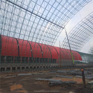 Fábrica de estructuras de acero de China, estructura de acero de bajo costo, marco espacial, contenedor de almacenamiento de carbón - Product Image 3