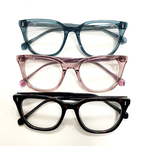 Occhiali da vista unisex in acetato Kalin Gzlk, montatura nera a occhio di gatto, lenti alla moda, design personalizzato - Product Image 4