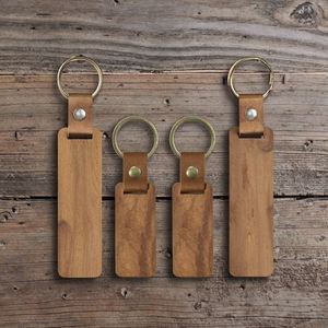 Pendentif en bois vierge pour gravure laser transfrontalière, pour porte-clés personnalisable unique à faire soi-même - Product Image 1
