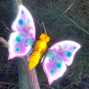 Momovalley Haute Luminosité Papillon LED Stand Lumière Ouvert Fermer Décoration Pièce Maîtresse pour Jardin Extérieur pour Éclairage <span class=keywords><strong>De</strong></span> Noël - Product Image 2