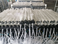 Moteur tubulaire silencieux pour volet roulant électrique intelligent TUYA, levage automatique de rideau, télécommande intégrée