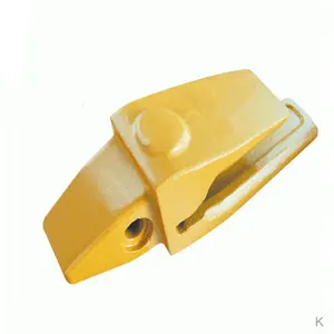 Adaptador de diente de cubo de acero de aleación de fundición de cera perdida para piezas de excavadora