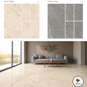 Carreaux de sol en céramique brillants 600x1200mm, antidérapants, résistants aux acides, antibactériens, résistants à l'usure, pour villa, intérieur moderne - Product Image 5