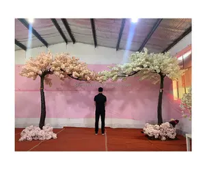 Yumai — grand arbre à fleurs de cerisier artificielles, 3.1m de haut, plante de cerisier, sakura, plante de mariage