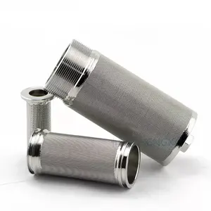 316L 304 316 Stainless steel sintered filter element customized for filter